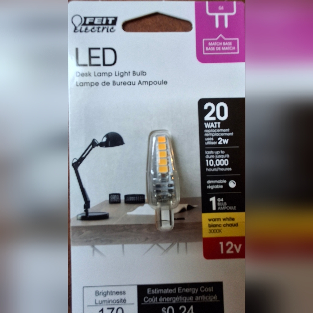 Feit Electric LED Bulb Warm White 20W Equivalence - 2Available Priced For 1-